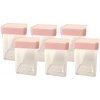 PETRA PLAST - Sada dóz 6ks umelá hmota, 150ml 5,5x8x5,5cm, rôzne farby