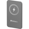 VERBATIM Powerbanka Charge 'n' Go, Magnetická, 5000 mAh, USB-C, Sivá