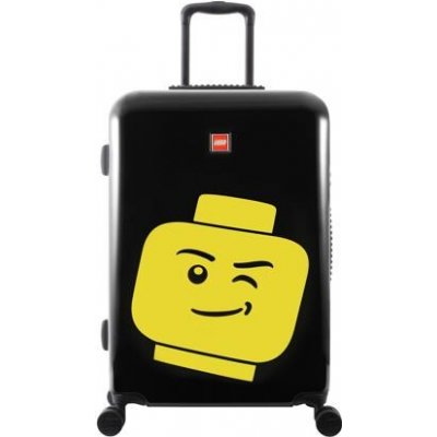 LEGO Luggage ColourBox Minifigure Head 24" kufor - čierny