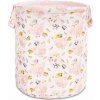 Bavlnený kôš Sensillo vtáčiky koralová