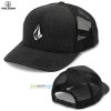 Volcom šiltovka Full Stone Cheese hat, čierna, one size