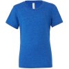 Canvas Unisex tričko CV3413 True Royal Triblend -Heather XS