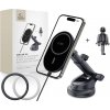 DRŽIAK TELEFÓNU DO AUTA S BEZDRÔTOVÝM NABÍJANÍM TECH-PROTECT MM15W-V6 MAGNETIC MAGSAFE DASHBOARD & VENT CAR MOUNT WIRELESS CHARGER 15W Čierny/Čierny