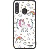 Picasee ULTIMATE CASE pro Huawei P30 Lite - Unicorn hviezdne nebo