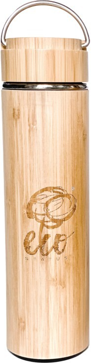 Bambusová termoska s úchytkou a sitkom 500 ml