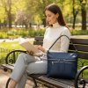 Fashion&CO Dámska crossbody kabelka 2407 cross modrá