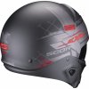 Helma na motorku SCORPION EXO-COMBAT II XENON matná čierno/červená Veľkosť: M