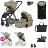 Petite&Mars PETITE&MARS Icon Air XXL + Cybex Aton B2 + Base One mossy green 2024