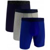Pánske boxerky Under Armour Perf Tech Solid 9in 3Pack Steel Royal XS