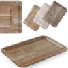 Hendi Servírovací podnos s laminátom z melamínu so vzorom dreva Dubová 330x430mm