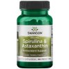 Swanson Organická Spirulina a Astaxanthin 120 tabliet