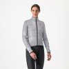 Castelli SQUALL SHELL W strieborná
