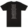 Fender Logo Date Back Tee Black XXL