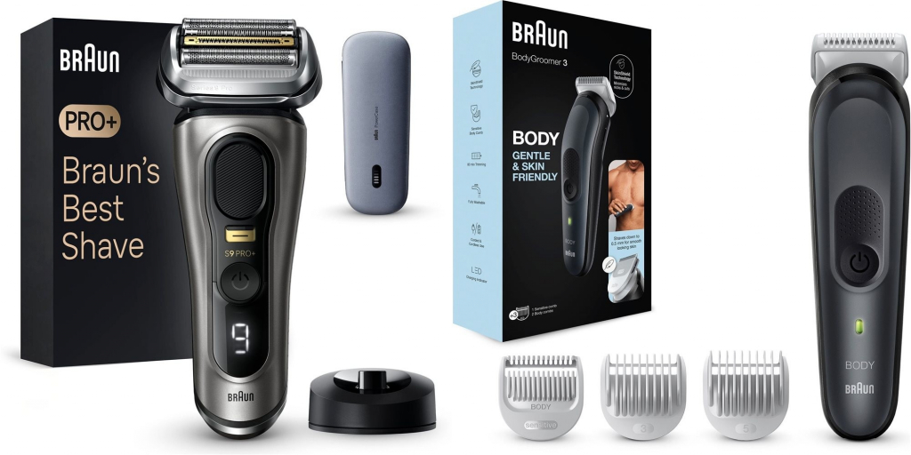 Braun Series 9 Pro+ Wet & Dry + Braun 3 BG3350 BRAHS61SP