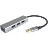 PremiumCord USB 3.0 Superspeed HUB 4-portový, ku3hub4e