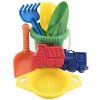 Lori Hračky do piesku – vedierko, sitko, lopatka, hrabličky a 3 bábovky P34553