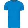 Kariban Tričko K3025IC, bio IC, krátký rukáv, pánské COT203025i4315-tropical bl 5XL Modrá tropical