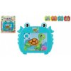 Teddies Presúvačka hlavolam zvieratko plast 12 5x11cm 4 farby na karte