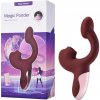 Magic Motion Magic Ponder - 2v1 vibrátor s ramienkom na klitoris (bordový)