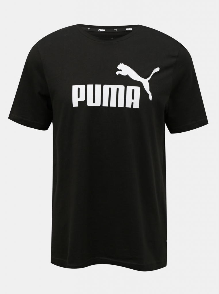 Puma pánske tričko Essentials Logo Tee čierne