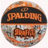SPALDING BASKETBALOVÁ LOPTA GRAFFITI ORANGE VEĽ.7
