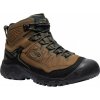 Keen Targhee IV Mid WP Wide M bison/black pánské nepromokavé kožené trekové boty 47 EUR