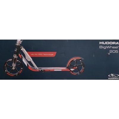 Hudora Big Wheel RX 205 černo-stříbrno-červená