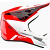 Cyklistická prilba 100% Status Youth Hellfire white/red S