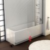 RAVAK Panel A čelný CHROME 170 snowwhite