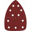 Papier brúsny delta na suchý zips 10ks, 11 otvorov, 149x105mm, P100, EXTOL PREMIUM 8803973