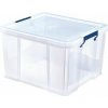 Úložný box, 48 l, FELLOWES, ProStore, priehľadná