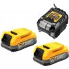 Sada štartovacia XR PowerStack 18V 2x1,7Ah +nabíjačka DEWALT DCB1102E2