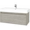 Dreja Kúpeľňová skrinka BONO SZZ 100 umývadlo Glance - D05 Oregon / Úchytka T33 / D05 Oregon