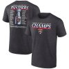 Fanatics Pánske tričko Florida Panthers 2025 Stanley Cup Champions Give & Go Roster T-Shirt - Heather Charcoal Veľkosť: XXXL