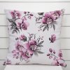 Biante Bavlnená obliečka na vankúš Sandra SA-623 Lila orchidey na bielom 45 x 45 cm