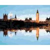 ZUTY Maľovanie podľa čísel LONDÝN V ODRAZE Rámovanie vypnuté plátno na rám Rozmer 80 x 100 cm