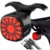 Zadné LED svetlo na bicykel Wozinsky USB-C červené svetlo s brzdovým senzorom STOP
