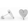 Šperk Holíč | Náušnice - kamienkové srdiečko | N76