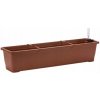 Plastia Samozavlažovací truhlík Bergamot 80 x 20 x 17 cm terakota