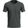 Stedman tričko V-Neck T Clive výstřih do V krátký rukáv pánské šedé slate