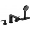 Hansgrohe Vivenis - Batéria na okraj vane, 4-otvorová inštalácia, sBox, matná čierna 75444670