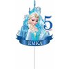 Zápich - Elsa s menom a vekom (Frozen) - bez paličky - 16cm - Obrázok