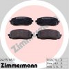 Sada brzdových platničiek kotúčovej brzdy ZIMMERMANN 24275.165.1