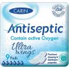 Carin Antiseptic Ultra Wings dámske hygienické vložky s obsahom aktívneho kyslíka 9 ks