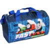Setino · Detská / chlapčenská športová / cestovná taška Mašinka Tomáš - Lokomotíva Tomáš - modrá - 22 x 38 x 20 cm