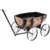 Strend Pro 256829 - Kvetináč Strend Pro Woodeff, 41,5x29x19cm, whiskey barel wagon
