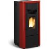 La Nordica Extraflame Giusy EVO bordová 7kw teplovzdušné krbové kachle na pelety