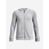 Chlapčenská mikina Under Armour Rival Terry FZ Hoodie-GRY S