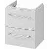 Cersanit LARGA 50 Skrinka umývadlová závesná, 49,4x39,4x54,9 cm Šedá mat., S932-069 S932-069