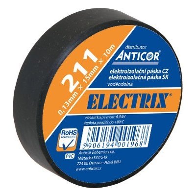 Anticor Páska PVC 15 mm x 10 m cervená